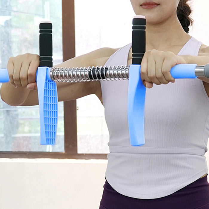Leg Thigh Exerciser 2-in-1 Fitness Bar for Hip & Arm Training