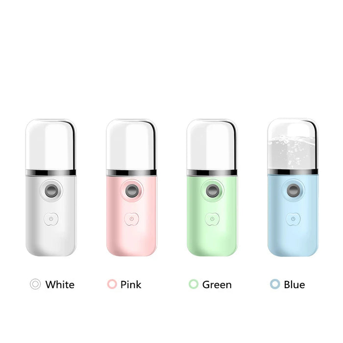 Nano Spray Facial Steamer – USB Rechargeable