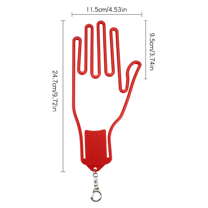 Golf Glove Hanger with Keychain