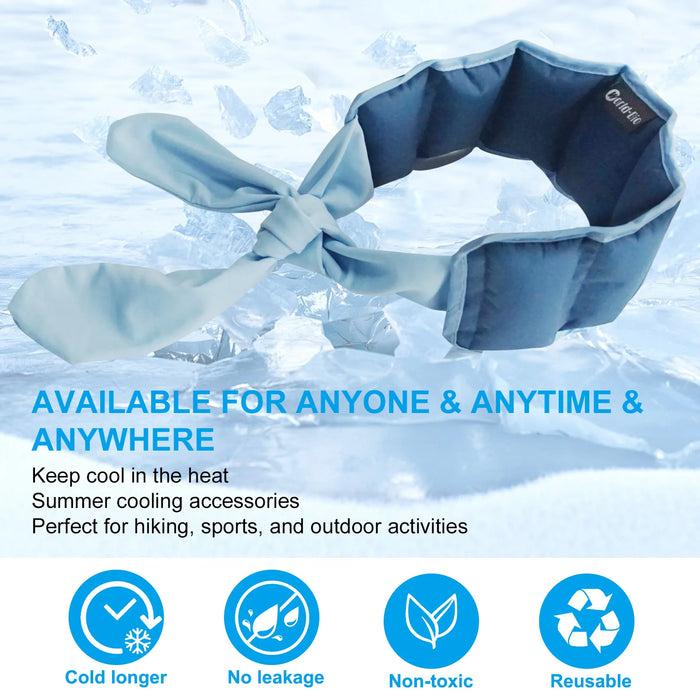 Cooling Ice Scarf – Summer Neck Wrap