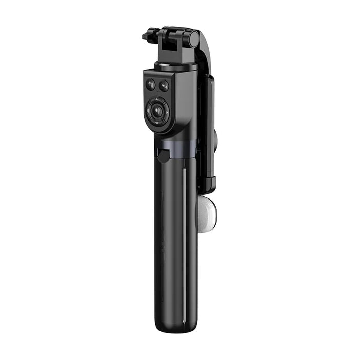1M Selfie Stick Tripod with LED Light and Bluetooth Remote for iPhone/Android