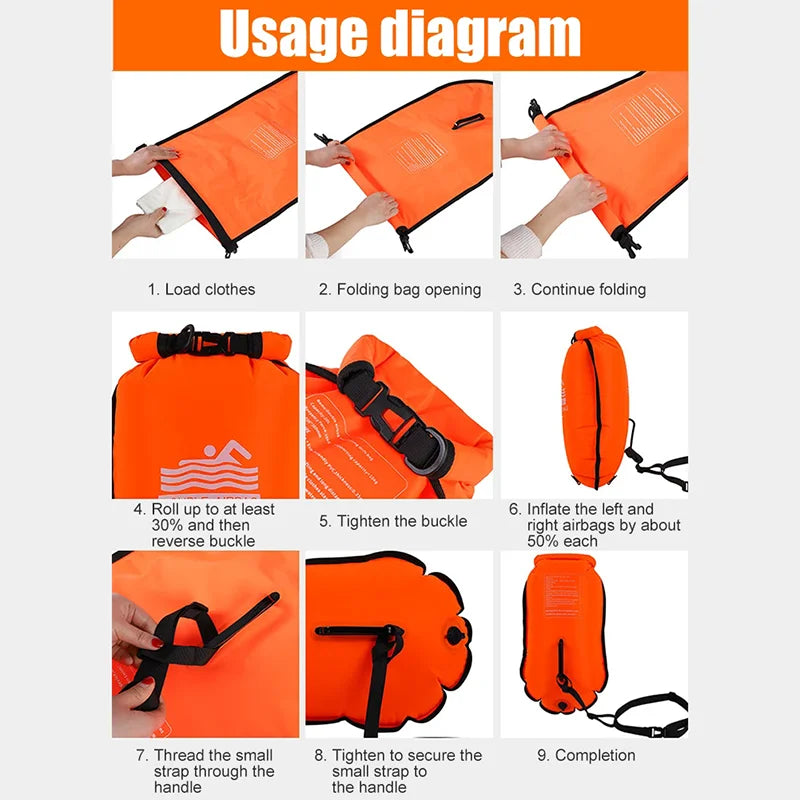 20L Inflatable Swimming Safety Buoy