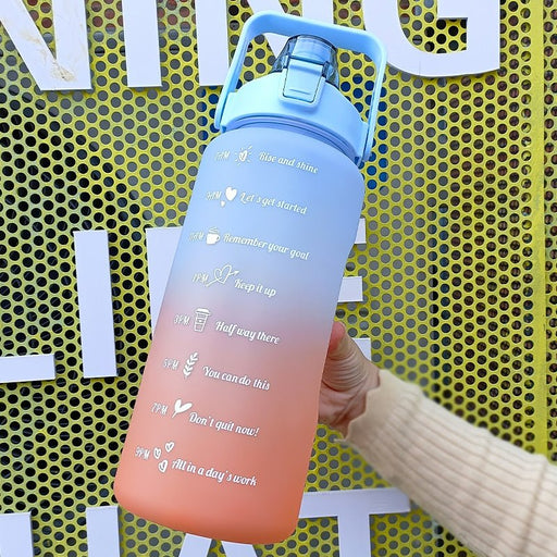 2L Motivational Two-Tone Water Bottle - Flamin' Fitness