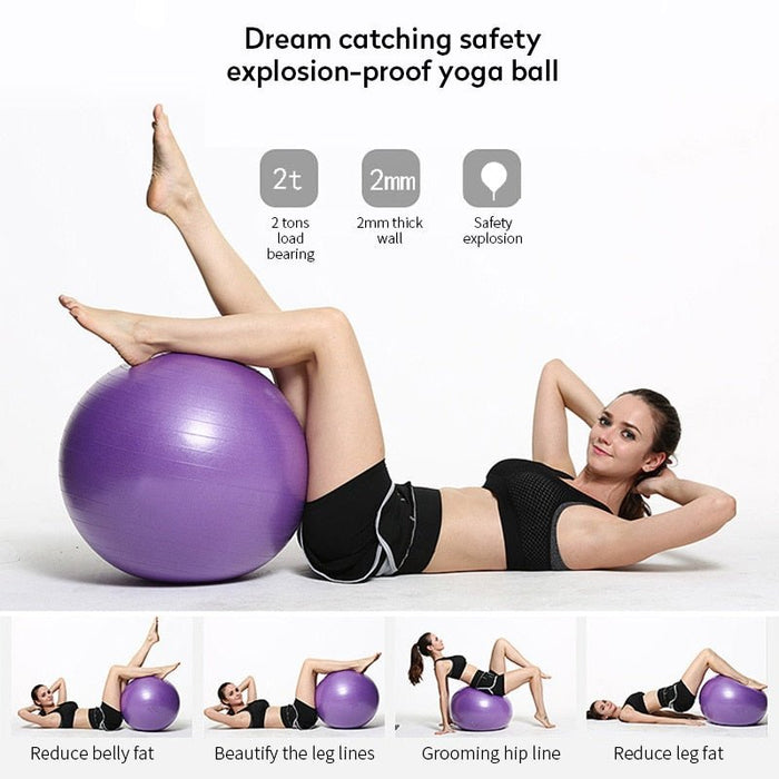 65cm Yoga Exercise Ball - Flamin' Fitness