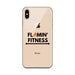 Clear iPhone Case - Flamin' Fitness