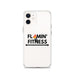 Clear iPhone Case - Flamin' Fitness