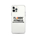 Clear iPhone Case - Flamin' Fitness