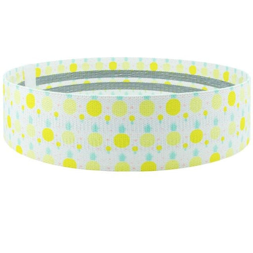 Medium Lemon Pattern Booty Band - Flamin' Fitness