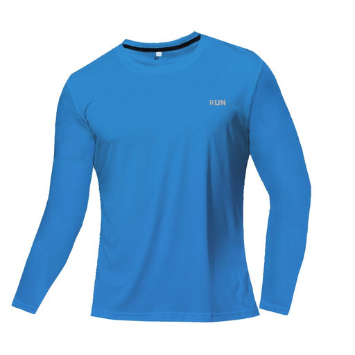 Men's "RUN" Long Sleeve T-Shirt - Flamin' Fitness