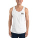 Men's White Tank Top - Flamin' Fitness