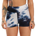 Tie-Dye Honeycomb Gym Shorts - Flamin' Fitness