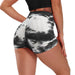 Tie-Dye Honeycomb Gym Shorts - Flamin' Fitness