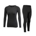 Women's Wool-Lined Thermal Base Layer Set - Flamin' Fitness